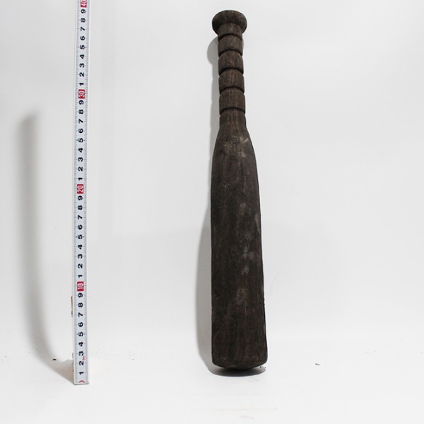 Belaying Pin made from Lignum Vitae (wood of life) Lignum Vitae was extremely dense wood used on sailing ships.
